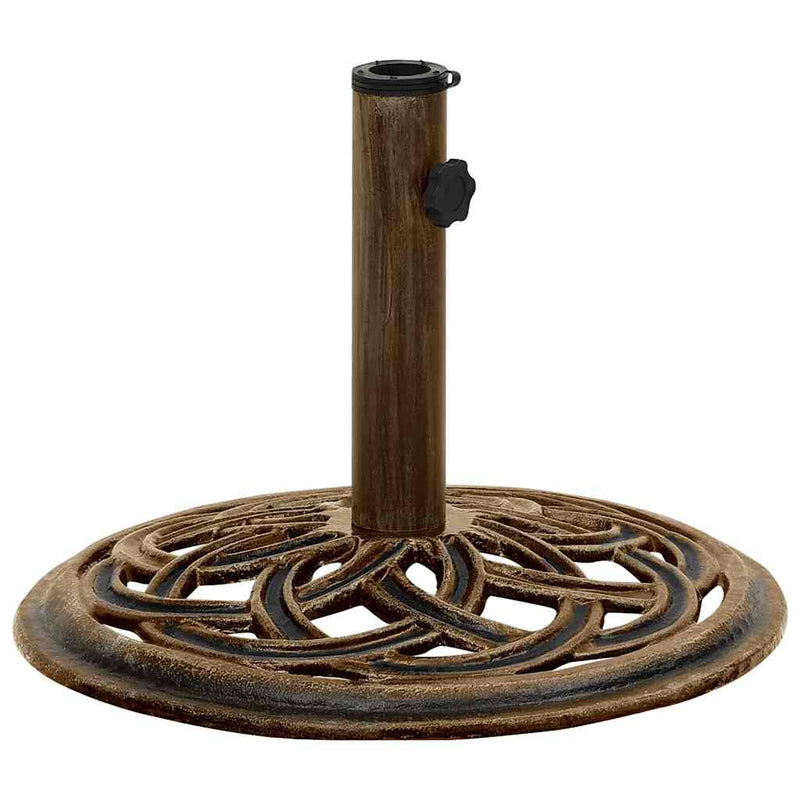 Umbrella Base Bronze 44x44x31 cm Cast Iron