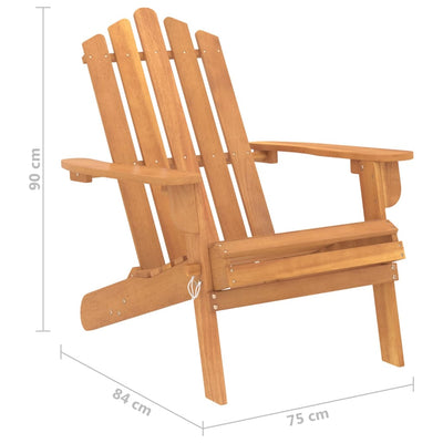 Garden Adirondack Chair Solid Acacia Wood