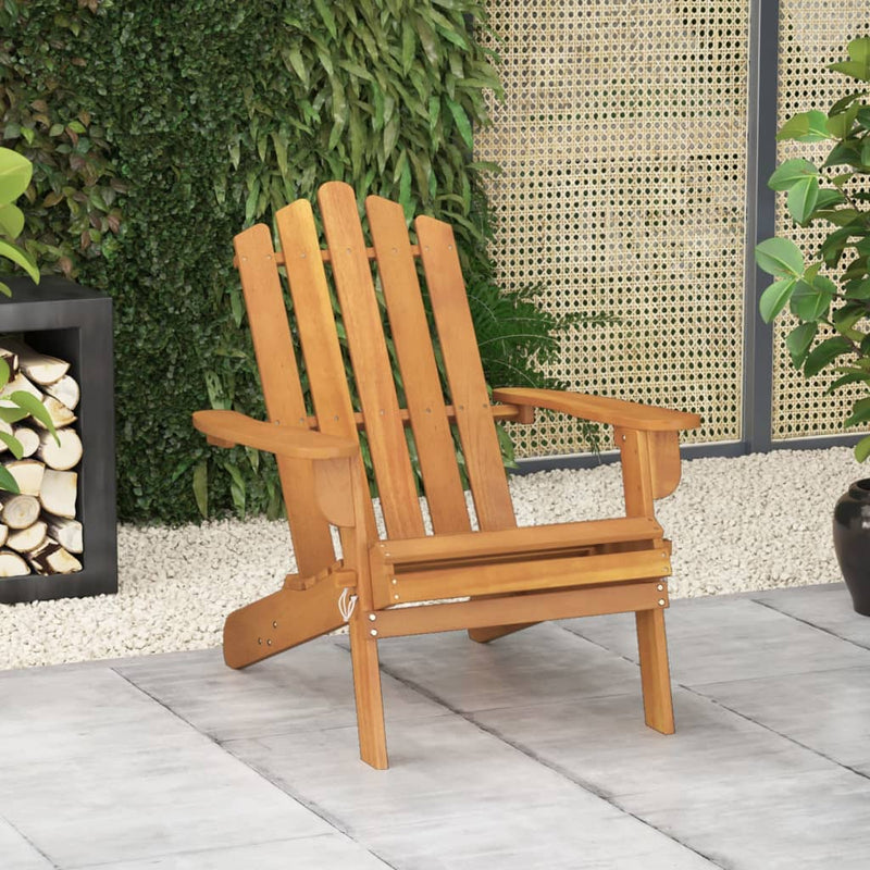 Garden Adirondack Chair Solid Acacia Wood