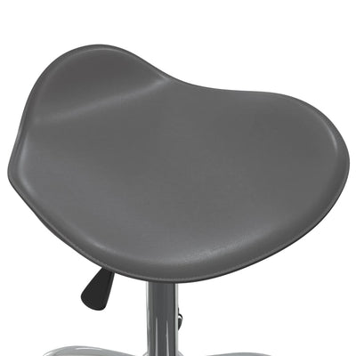 Office Chair Grey Faux Leather