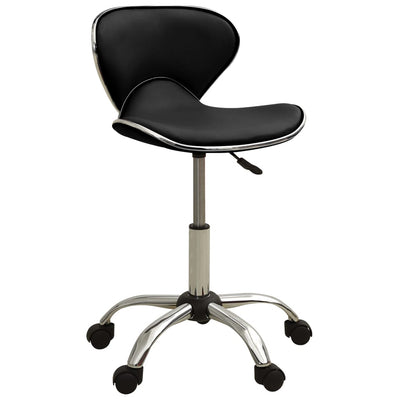 Office Chair Black Faux Leather