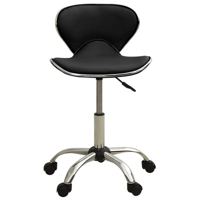 Office Chair Black Faux Leather