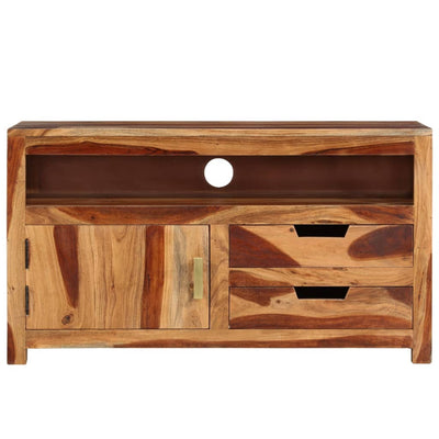 TV Cabinet 90x34.5x50 cm Solid Wood Acacia