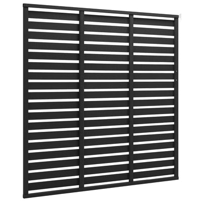 Fence Panel WPC 180x180 cm Black