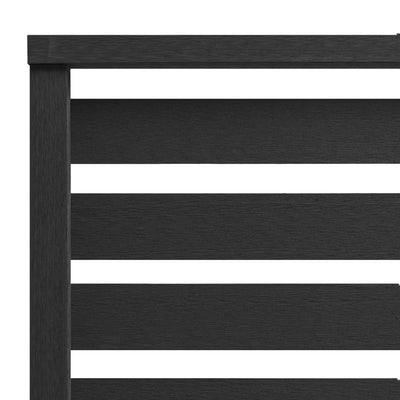 Fence Panel WPC 180x180 cm Black