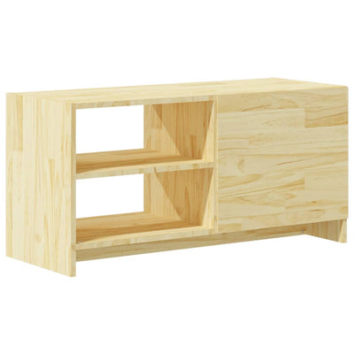 TV Cabinet 80x31x39 cm Solid Pinewood