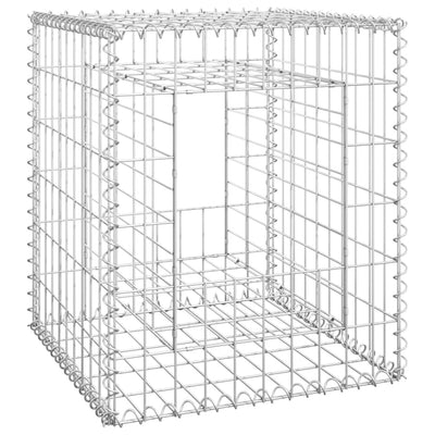 Gabion Basket Post 50x50x60 cm Iron