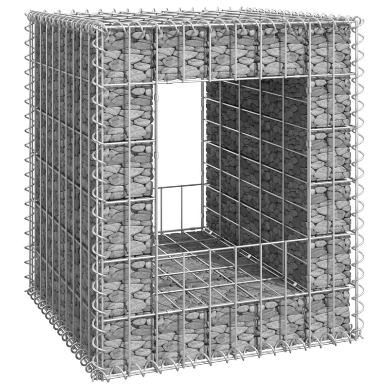 Gabion Basket Post 50x50x60 cm Iron