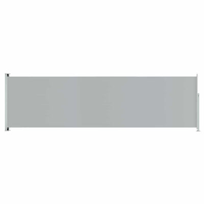 Patio Retractable Side Awning 180x600 cm Grey