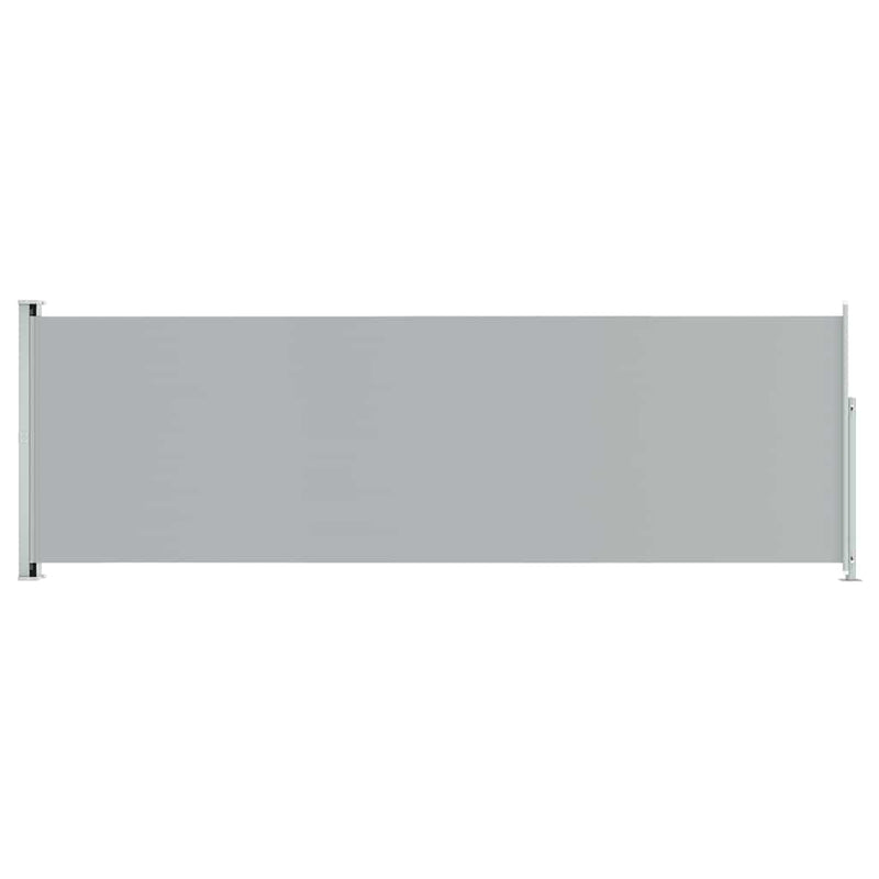 Patio Retractable Side Awning 200x600 cm Grey