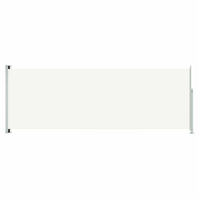 Patio Retractable Side Awning 220x600 cm Cream