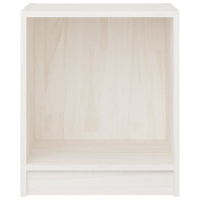 Bedside Cabinets 2 pcs White 35.5x33.5x41.5 cm Solid Pinewood