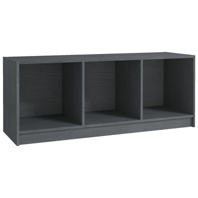 TV Cabinet Grey 104x33x41 cm Solid Pinewood