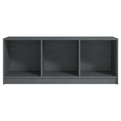 TV Cabinet Grey 104x33x41 cm Solid Pinewood