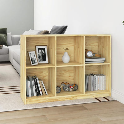 Book Cabinet 104x33x76 cm Solid Pinewood