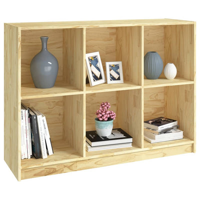 Book Cabinet 104x33x76 cm Solid Pinewood