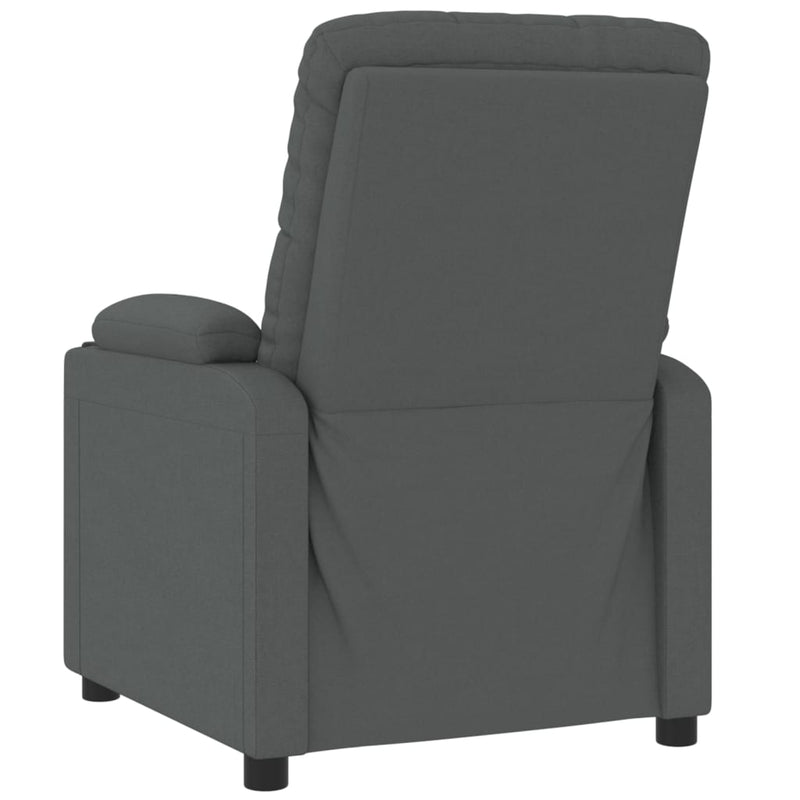 Stand up Massage Chair Dark Grey Fabric