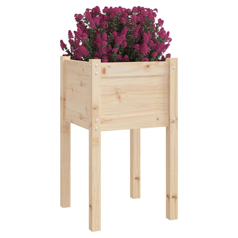 Garden Planters 2 pcs 40x40x70 cm Solid Pinewood