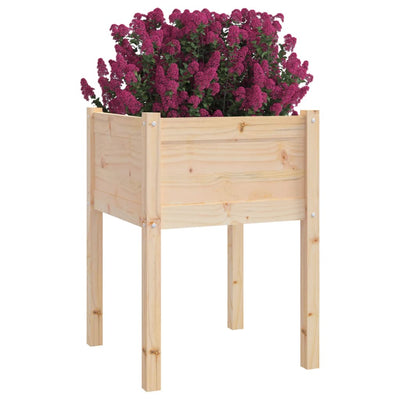 Garden Planters 2 pcs 50x50x70 cm Solid Pinewood