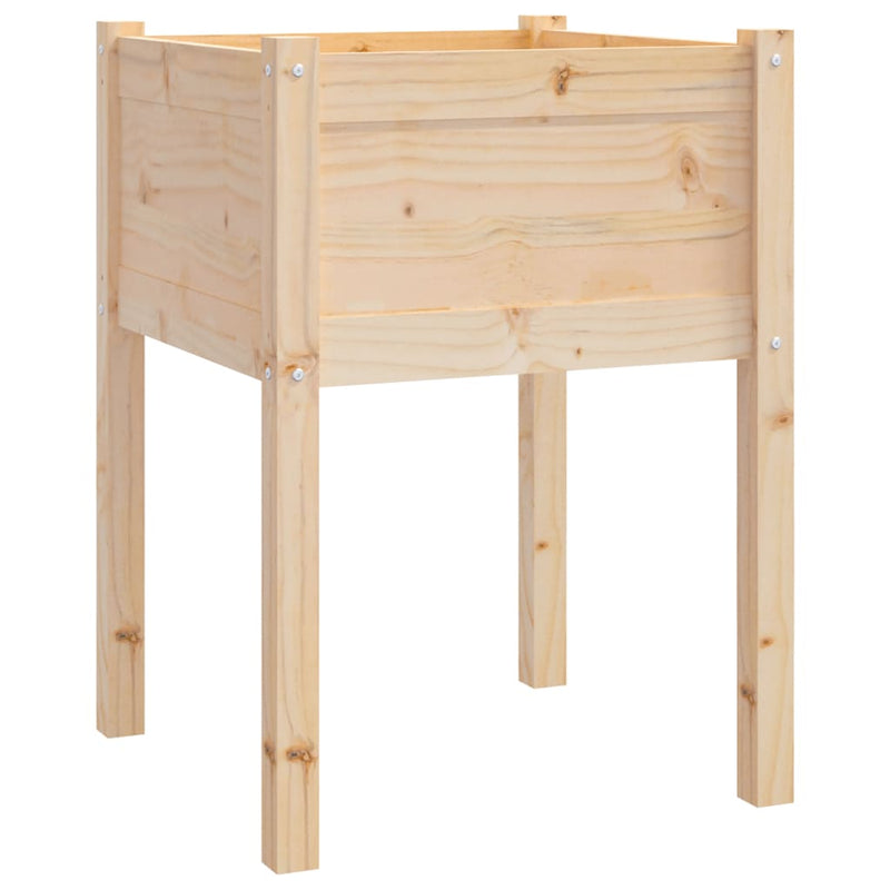 Garden Planters 2 pcs 50x50x70 cm Solid Pinewood