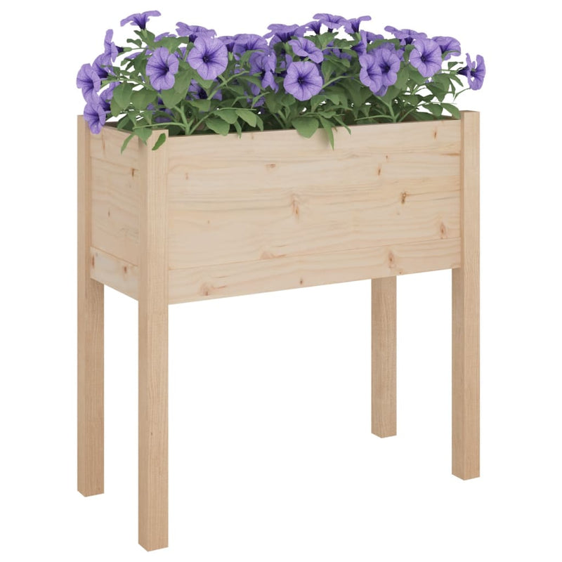 Garden Planters 2 pcs 70x31x70 cm Solid Pinewood