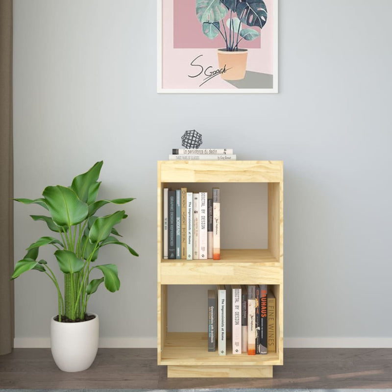 Book Cabinet 40x35x71 cm Solid Pinewood