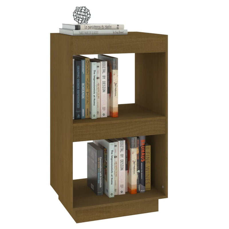 Book Cabinet Honey Brown 40x35x71 cm Solid Pinewood