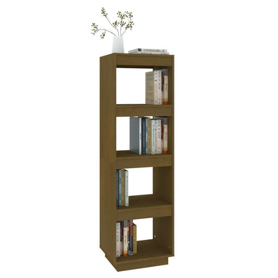 Book Cabinet/Room Divider Honey Brown 40x35x135 cm Solid Pinewood