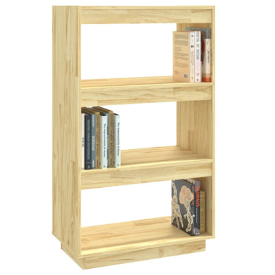 Book Cabinet/Room Divider 60x35x103 cm Solid Pinewood