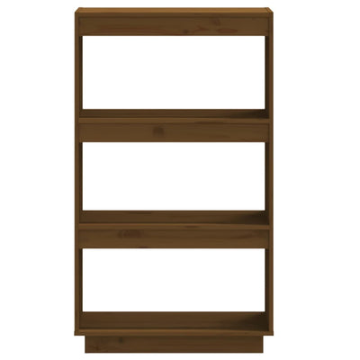 Book Cabinet/Room Divider Honey Brown 60x35x103 cm Solid Wood Pine