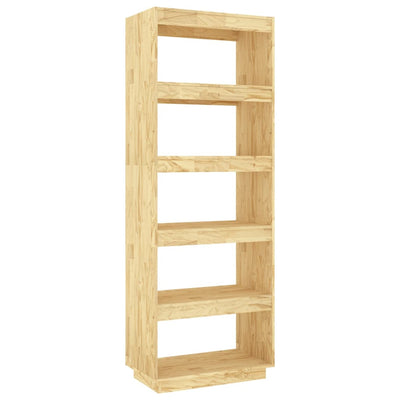 Book Cabinet/Room Divider 60x35x167 cm Solid Pinewood