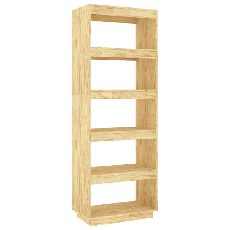 Book Cabinet/Room Divider 60x35x167 cm Solid Pinewood