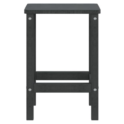 Garden Adirondack Table Anthracite 38x38x46 cm HDPE