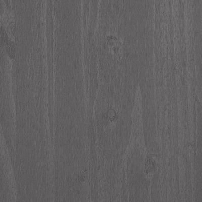 Sideboard Light Grey 90x40x80 cm Solid Wood Pine
