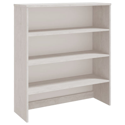 Top for Highboard White 90x30x100 cm Solid Wood Pine
