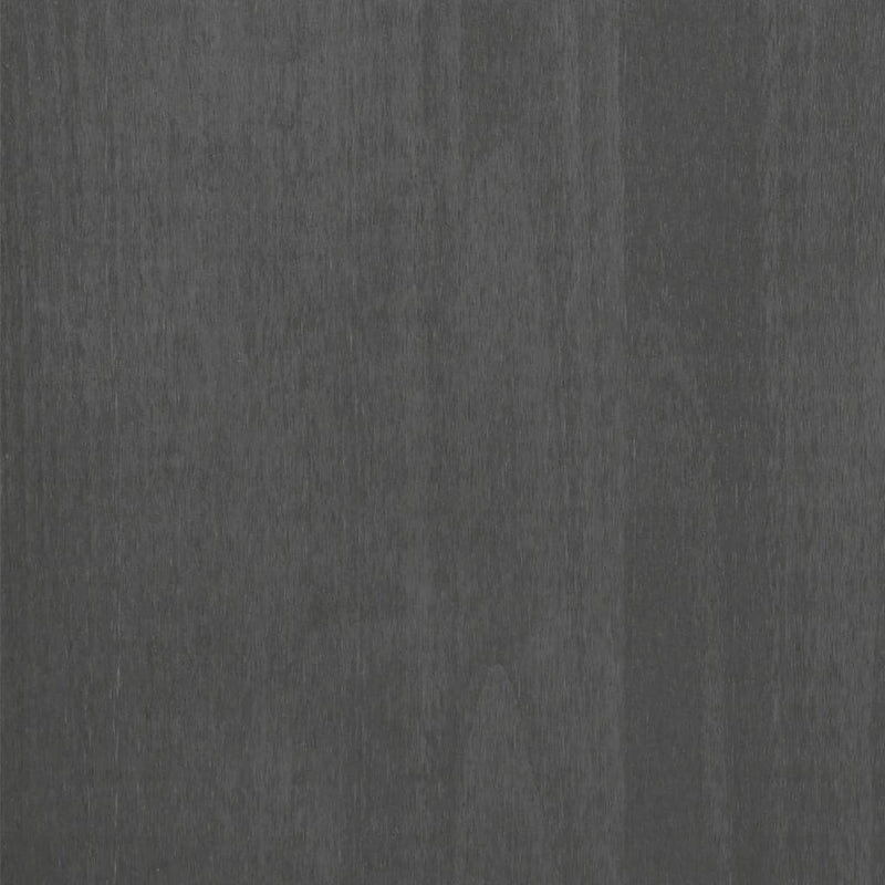 Sideboard Dark Grey 113x40x80 cm Solid Wood Pine