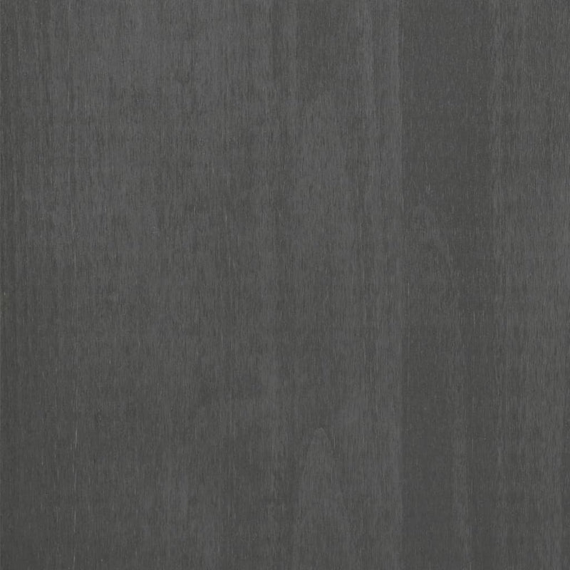 Sideboard Dark Grey 113x40x80 cm Solid Wood Pine