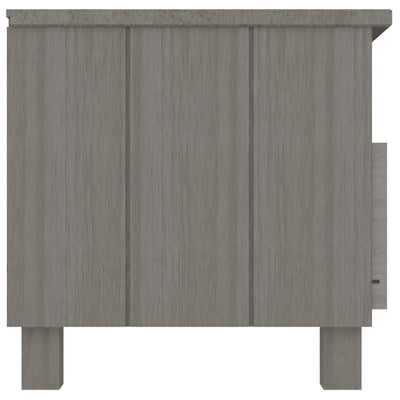 TV Cabinet "HAMAR" Light  Grey 106x40x40 cm Solid Wood Pine