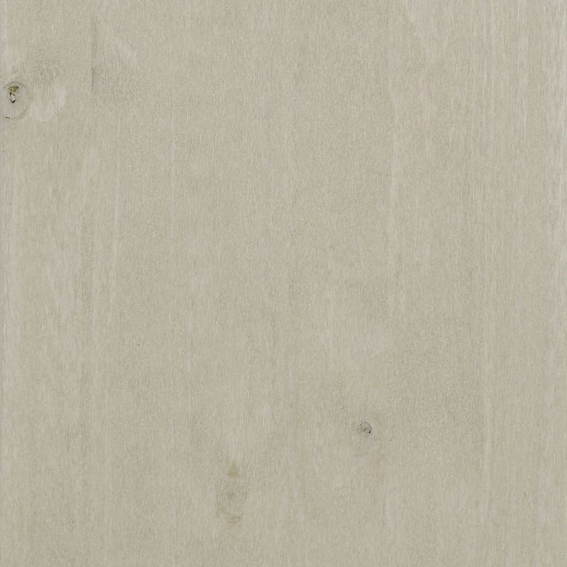 Wardrobe White 99x45x137 cm Solid Wood Pine