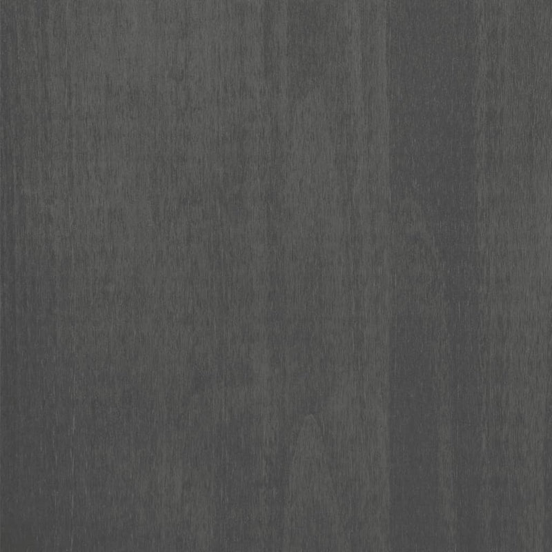 Top for Highboard Dark Grey 85x35x100 cm Solid Wood Pine