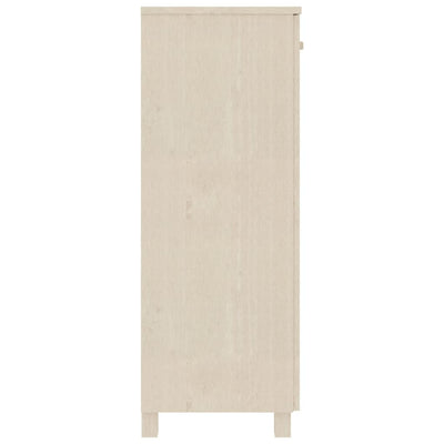 Shoe Cabinet Honey Brown 85x40x108 cm Solid Wood Pine