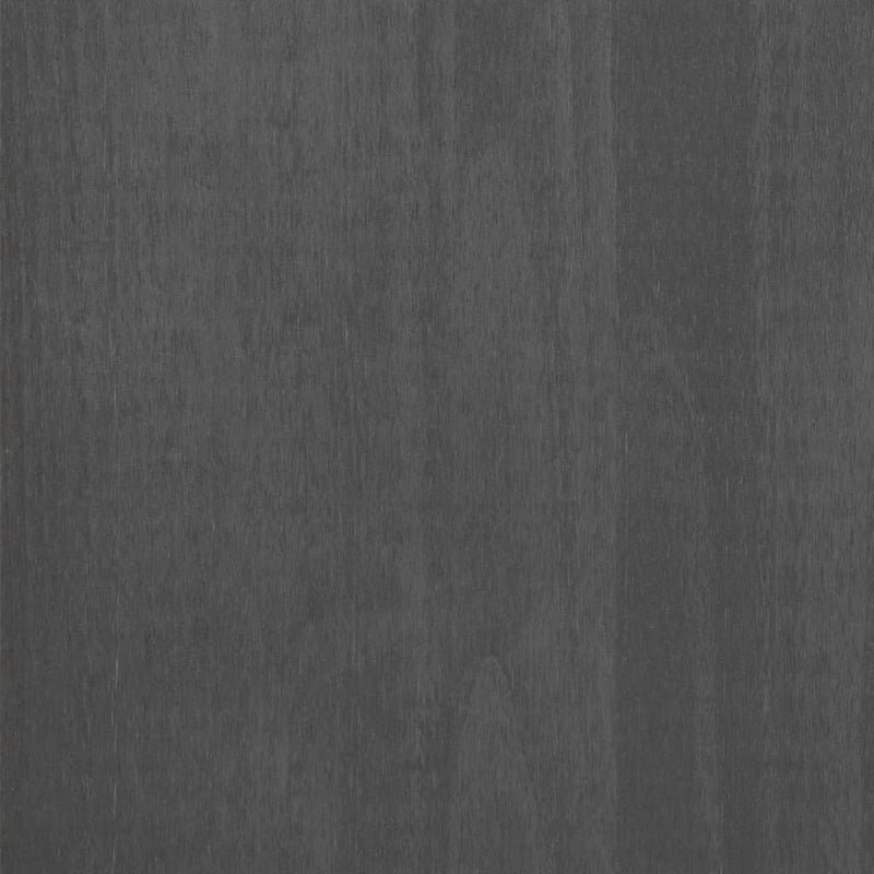 Shoe Cabinet Dark Grey 85x40x108 cm Solid Wood Pine