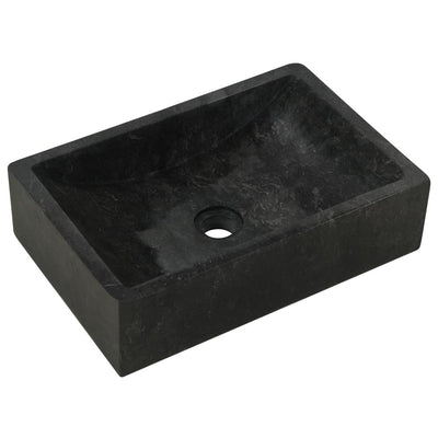 Bathroom Vanity Cabinet with Black Marble Sinks Solid Wood Teak