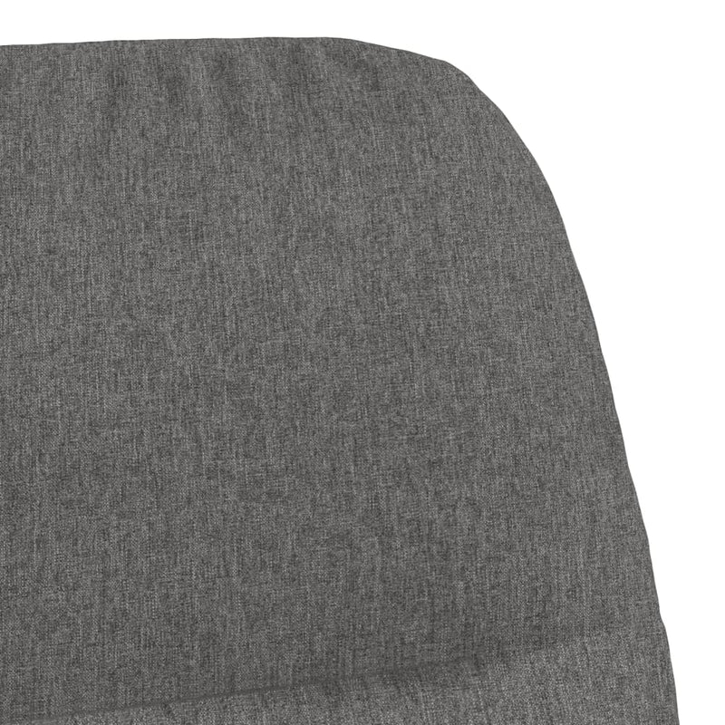 Rocking Chair Light Grey Fabric