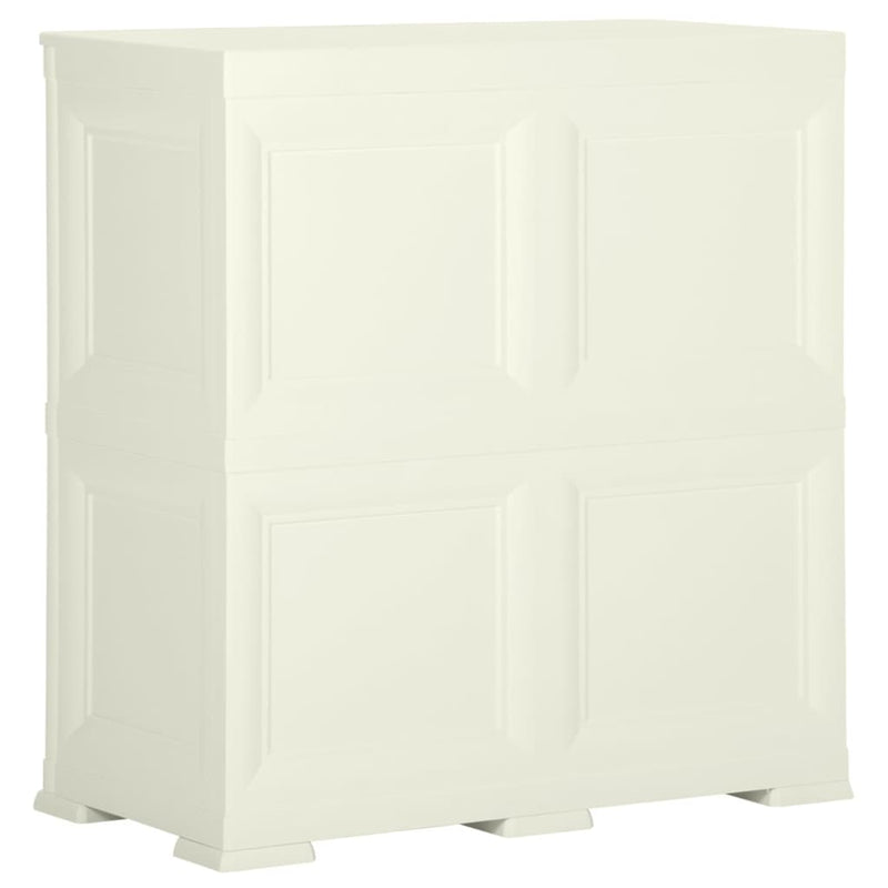 Plastic Cabinet 79x43x85.5 cm Wood Design Vanilla Ice