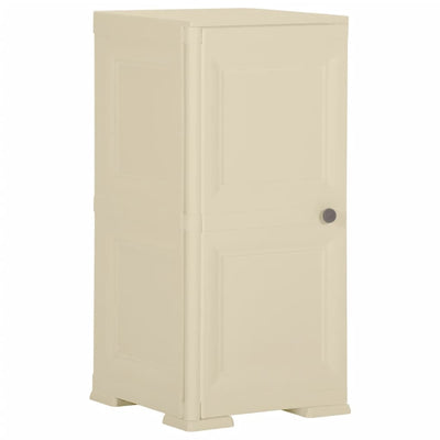 Plastic Cabinet 40x43x85.5 cm Wood Design Angora White