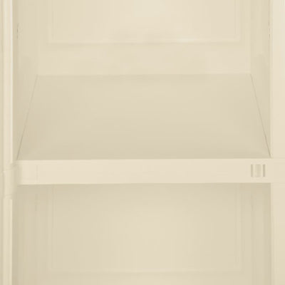 Plastic Cabinet 40x43x85.5 cm Wood Design Angora White