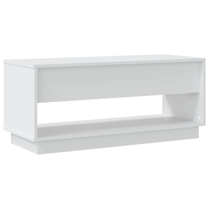 TV Cabinet White 102x41x44 cm Engineered Wood