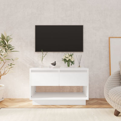 TV Cabinet White 70x41x44 cm Engineered Wood