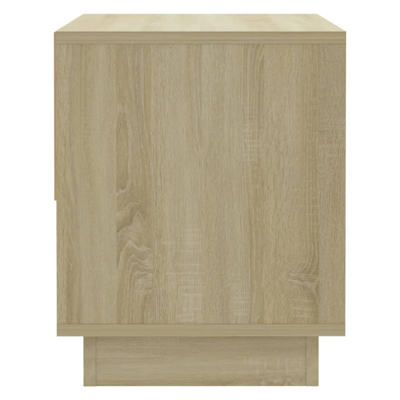 Bedside Cabinet Sonoma Oak 45x34x44 cm Engineered Wood